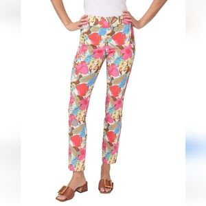 J. McLaughlin Masie multicolor pants size 2